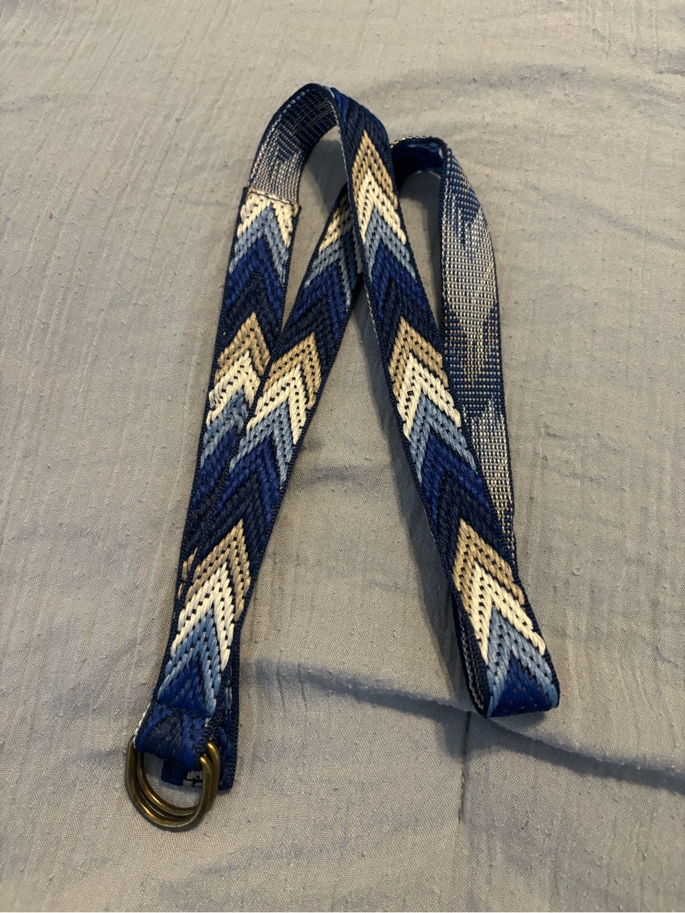 Vintage chevron belt